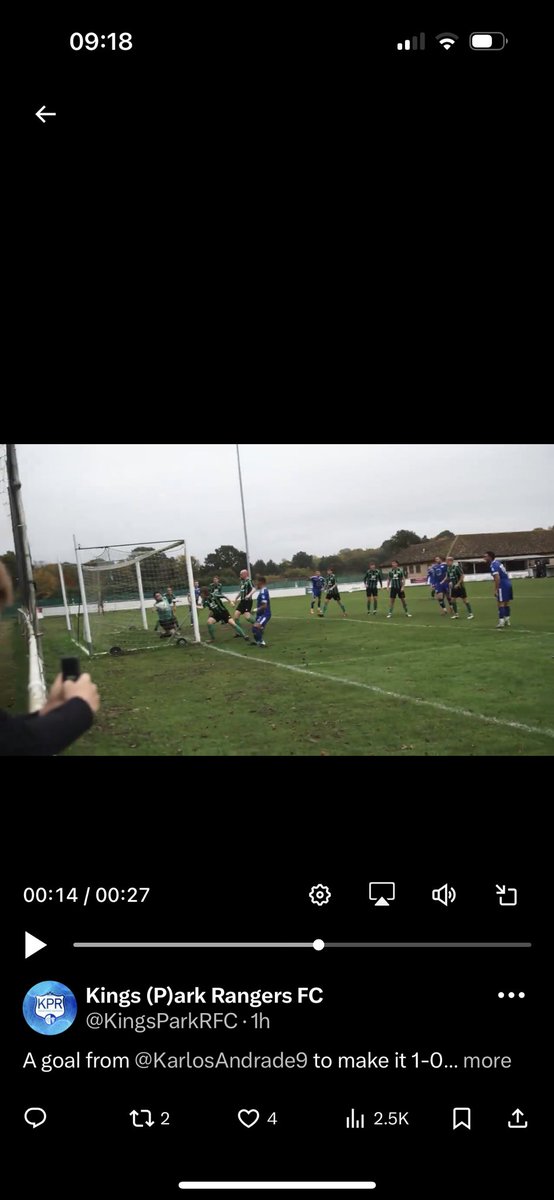 LambWayne's tweet photo. @KingsParkRFC @KarlosAndrade9 Only 3 foot over drads @KarlosAndrade9 https://t.co/T4zRxXJT1A