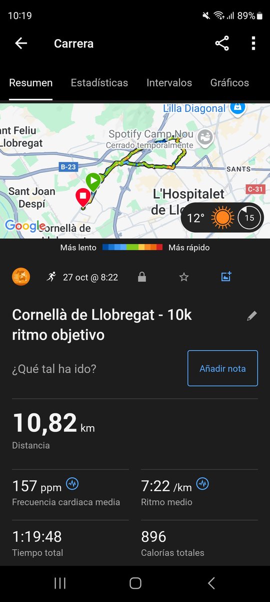 superadaestoy's tweet photo. Otro chapuzon otoñal. Y eso q no iba a llover hasta las 10h, pq me fiare yo de la predicción del movil 🫣⛈️
#MedioSevilla25 
#rendirsenoesunaopcio
#corresolidaris https://t.co/mqdAMjWnTH