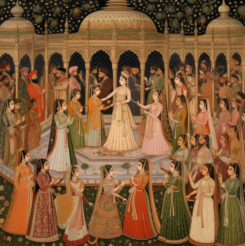 MumukshuSavitri's tweet image. 7 
His lust for women was insatiable. Beautiful women called Kanchani paid taxes to him. Twice every week, 500 of them sang &amp;amp; danced for his pleasure and later he would select the prettiest ones to molest. Once he kept one as a concubine saying &quot;Mithai is good, whatever shop it…