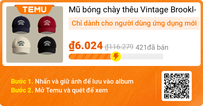 Mũ bóng chày thêu Vintage Brooklyn EST 1631 New York, 100% cotton, có thể điều chỉnh, bảo vệ khỏi nắng cho nam và nữ, phong cách hip-hop.
🎉 Ưu đãi độc quyền [₫6.024] -94%
👉 đường link mặt hàng: temu.to/k/u2sb0tqrz7w