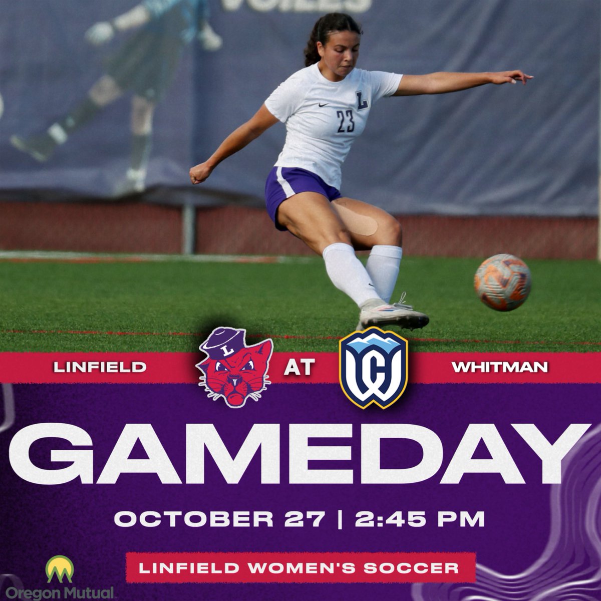Finishing the weekend against Whitman! 😼⚽️🥅

🆚 Whitman
🏟️ James K. Hayner Field
⏰ 2:45 p.m.
📊/🎥 GoLinfieldWildcats.com/coverage

#RollCats | #CatsinCleats | #d3soc