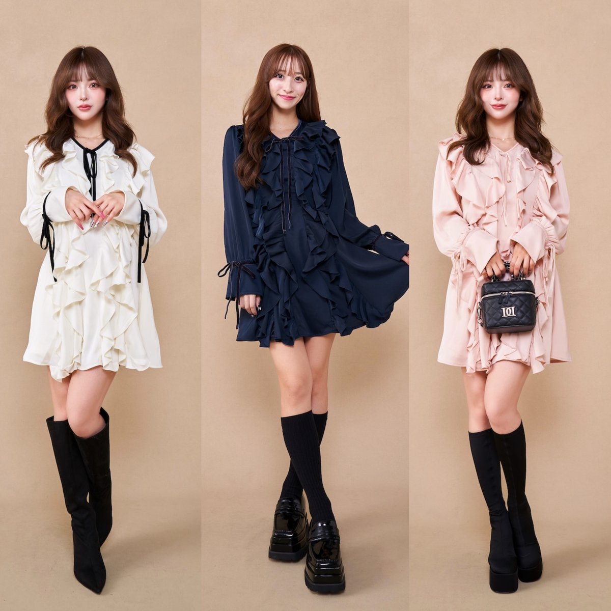 ダブルフリルミニワンピース　ダーリッチ　Darich Darich ワンピース ダブルフリルミニワンピース : ZOZOTOWN