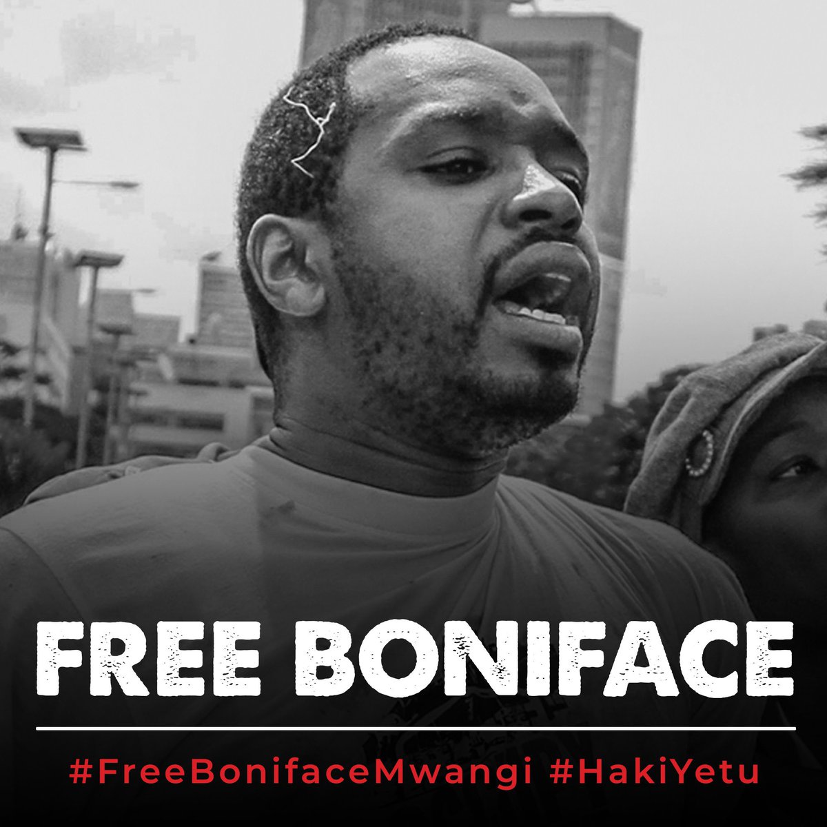 UPDATE:

<a href="/bonifacemwangi/">The People’s President</a> is being held at Nairobi’s Kamukunji Police Station booked on a fictitious charge of incitement to violence.

Legal teams by <a href="/LawSocietyofKe/">Law Society of Kenya</a>, fellow human rights defenders are present and working towards his release.