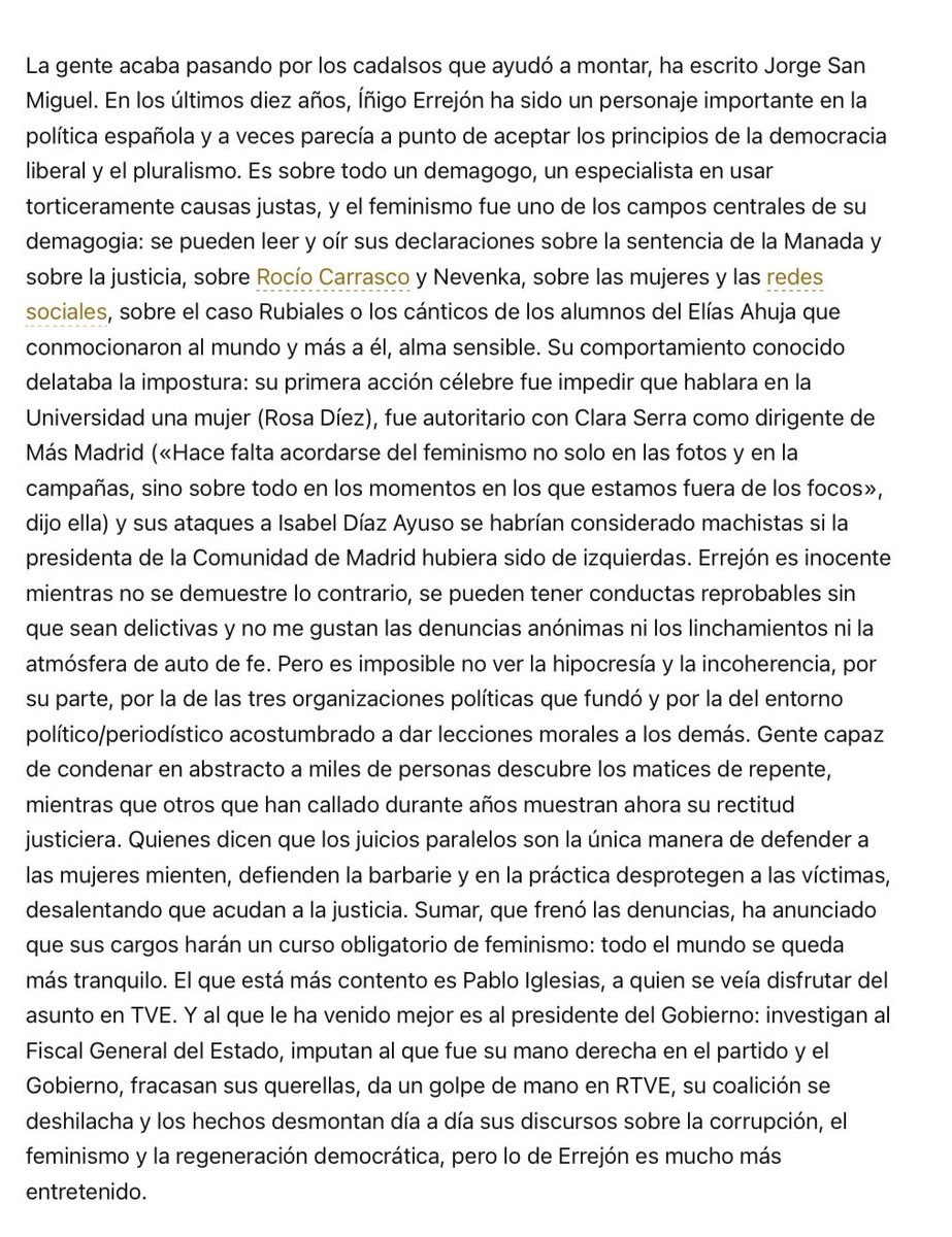 gascondaniel's tweet photo. La caída de Errejón  https://t.co/MpZemAymFs https://t.co/9he9G3CG2g
