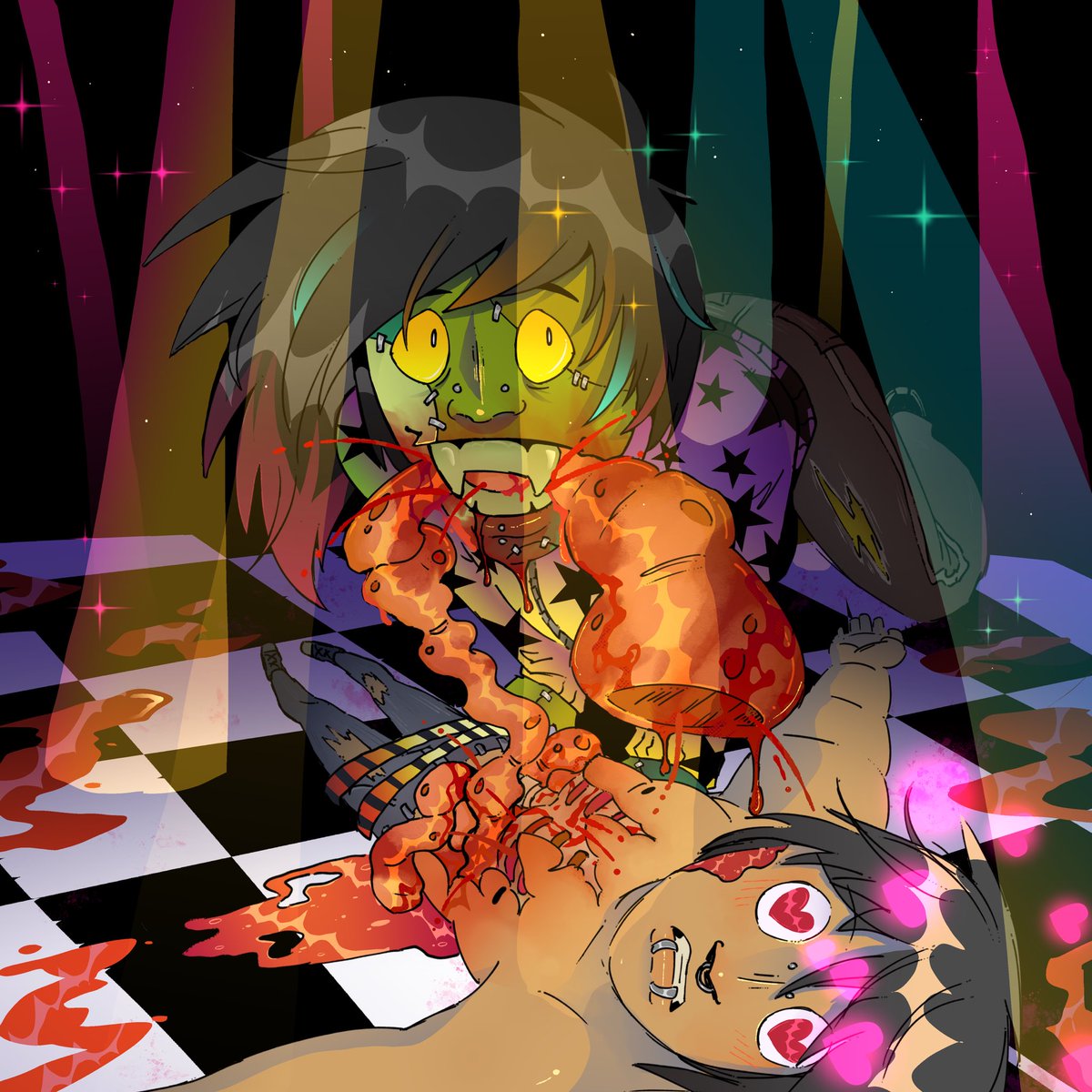 Scene zombie gay boys!!!! #emoboys #eyestrain