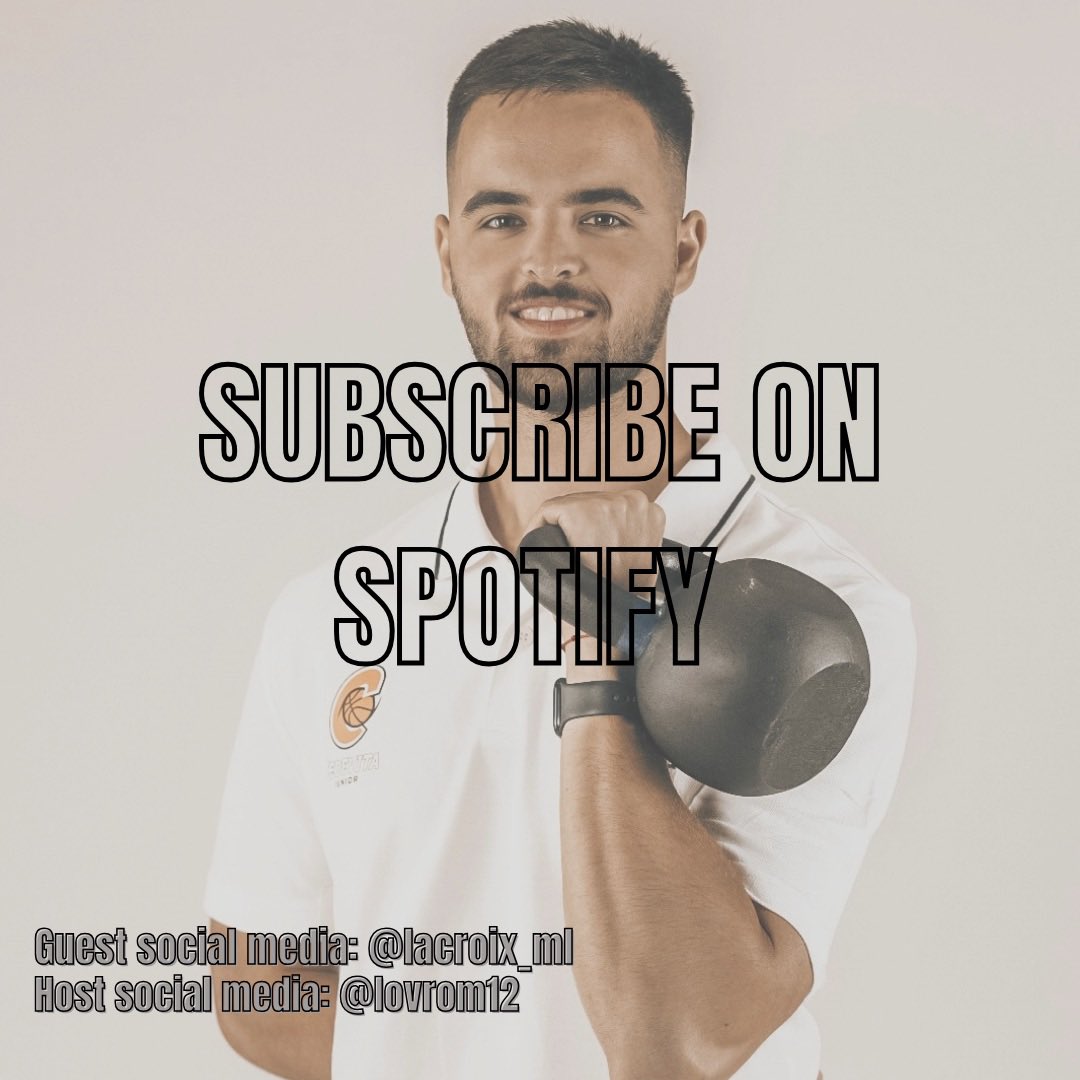 🎙️ New Episode Alert! 
Join me as I sit down with Manuel Lacroix, strength and conditioning coach for LDLC ASVEL and the French National Basketball Team. We dived into two crucial topics for basketball performance: periodisation and game day lifting. 💪🏀