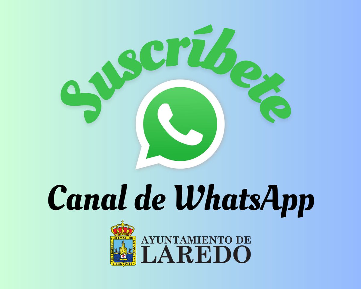aytolaredo's tweet photo. 📲Te recordamos que a través de nuestro #canal oficial de #WhatsApp puedes estar al tanto de todas nuestras noticias.

¡Suscríbete!👇🏼
https://t.co/Qv9Gvd6J8W https://t.co/OxIAhSbpFr