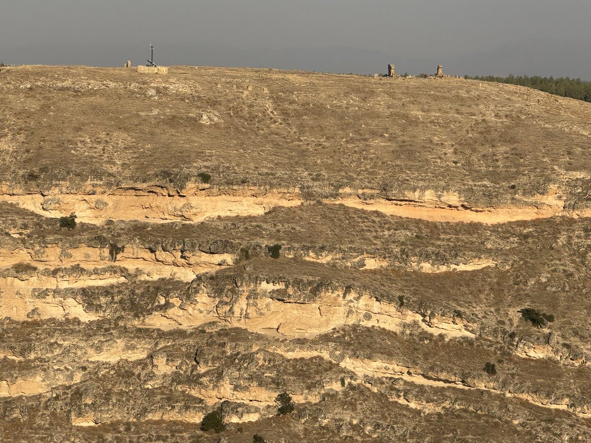 View of ancient Blaundos from Sülümenli köy. You can see the city gate and below that the massive necropolis that surrounds the city.
