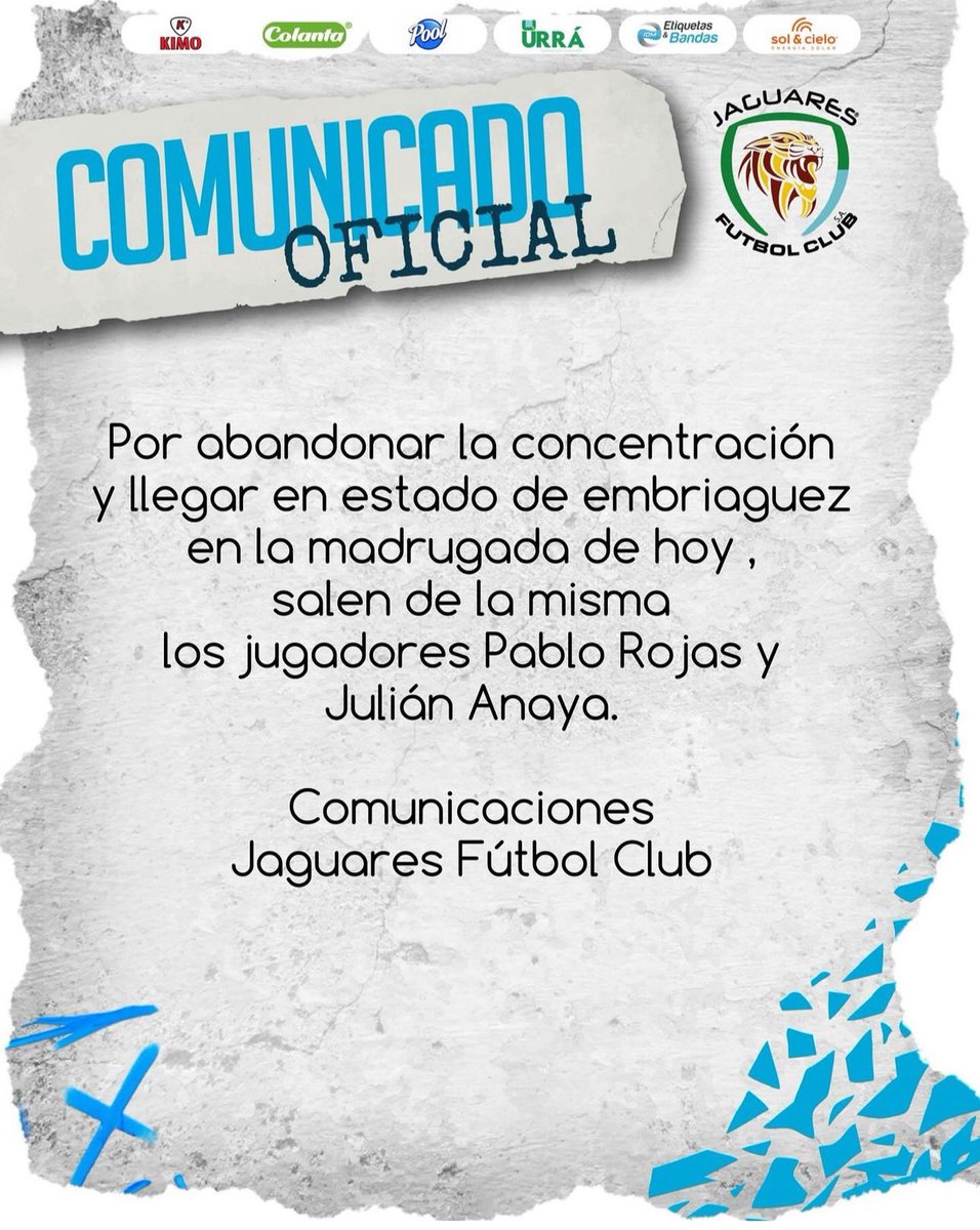 JOSEHUGOILLERA's tweet photo. El comunicado más directo de la historia 👏 https://t.co/WABahFPyEk