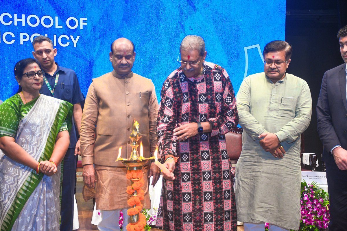 KVSinghDeo1's tweet photo. Honored to be among the distinguished guests at the inauguration of the KIIT School of Public Policy, with the esteemed Shri Om Birla, Honorable Speaker of Lok Sabha, as the Chief Guest. This remarkable collaboration with the United Nations System Staff College and the Indian Council of World Affairs sets a new benchmark in public policy education, research, and advocacy, both in India and beyond. Sharing this moment with notable figures such as Honorable Speaker of Odisha Legislative Assembly Smt Surama Padhy, Minister of Law, Works, and Excise Government of Odisha Shri Prithviraj Harichandan, MP Bhubaneswar Smt Aparajita Sarangi, H.E. Otto Sonnenholzner, former Vice President of Ecuador, Dr. Jafar Javan, Director of UNSSC College, Turin Italy, Padmashree Dr. Chandra Prakash Dwivedi, and others. Together, we're forging the future of public policy. 

@om_birla
@achyuta_samanta 
@suramapadhybjp 
@PrithivirajBJP 
@Aparajitasarang 

#KIITPublicPolicy #Odisha #PublicPolicy #Education #Research #Advocacy #deputycm #Odisha #kanakvardhansinghdeo #mla #patnagarh #bolangir #bjpgovernment