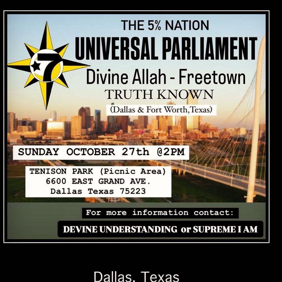 777AllahsLand's tweet photo. #DallasCowboys #DallasStars #DallasTX #Dallasmavricks #Dallasftworthtx #dallasrappers #Dallashiphop #knowledgeofself #NationofGodsandEarths #Sunday https://t.co/clI7TEdcgq