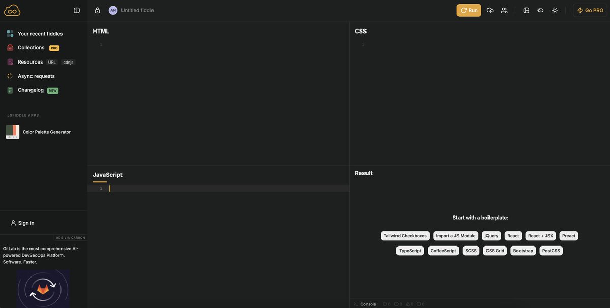Hello jsfiddle.net my old friend..
Feels like only yesterday when you were my testing ground for almost everything