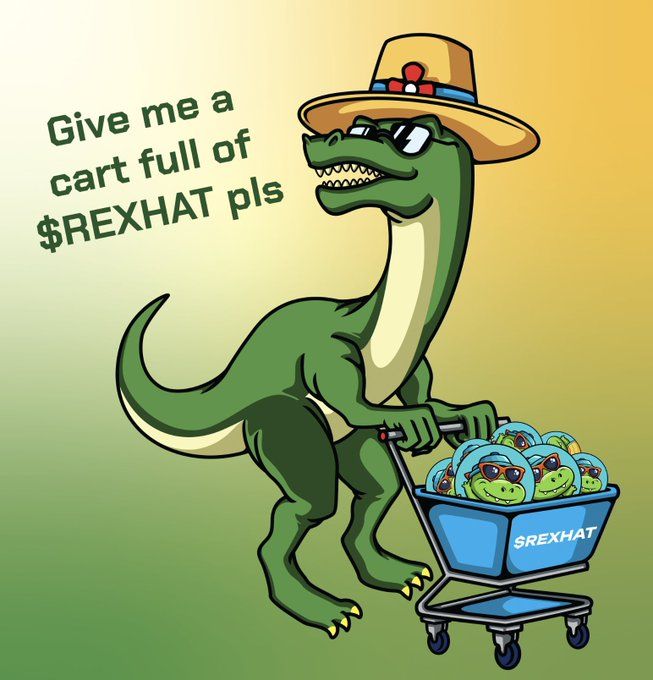 rexwifhat_sol_'s tweet photo. still early for shopping $REXHAT 🦖🛒 https://t.co/3f97QFbEbN