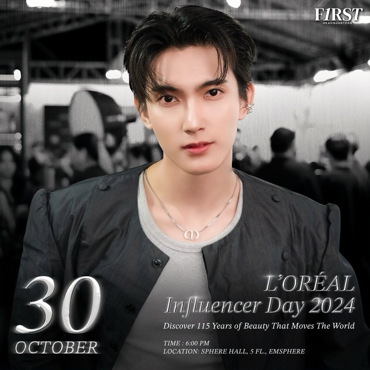 HeadquartesTH's tweet photo. Artist Schedule | First Chalongrat
L’ORÉAL • Influencer Day 2024 Discover 115 Years of Beauty That Moves The World
🗓️ 30 October 2024 •
⏰ 6:00PM
📍 SPHERE HALL, EMSPHERE
#First_Chalongrat
#รักแรกของเฟริสท์
#FirstfhHQ https://t.co/mE2HEVMADG