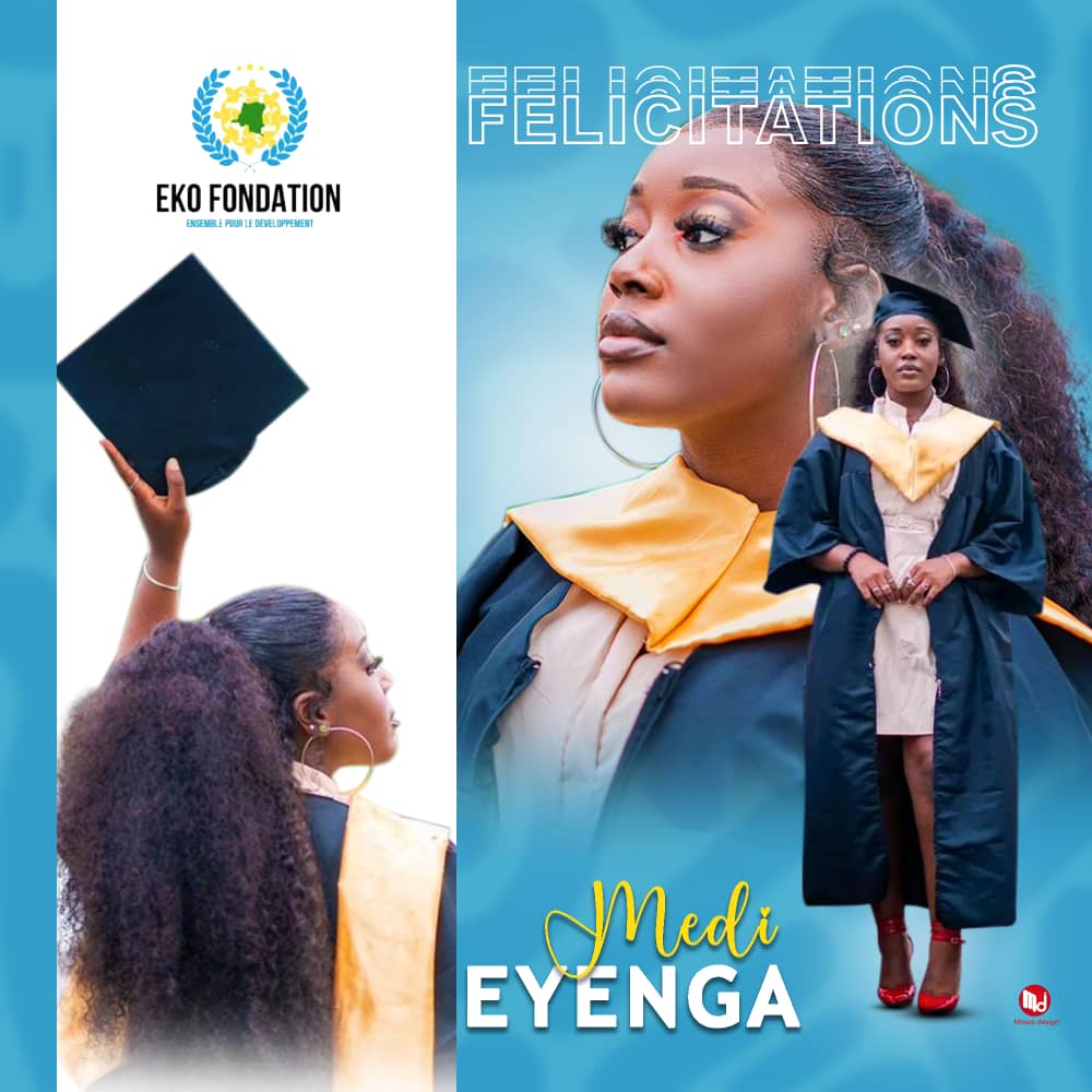 EkoFondation's tweet photo. Sincères félicitations à notre chargée de finances, Mme MEDI Eyenga pour l'obtention de son Master en économie du développement.

Bon vent ✅ https://t.co/oWbsnS8XBi