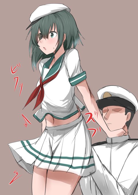 お題の指カンチョーされて肛門からの衝撃に性的快楽を感じている木曾さんです。 