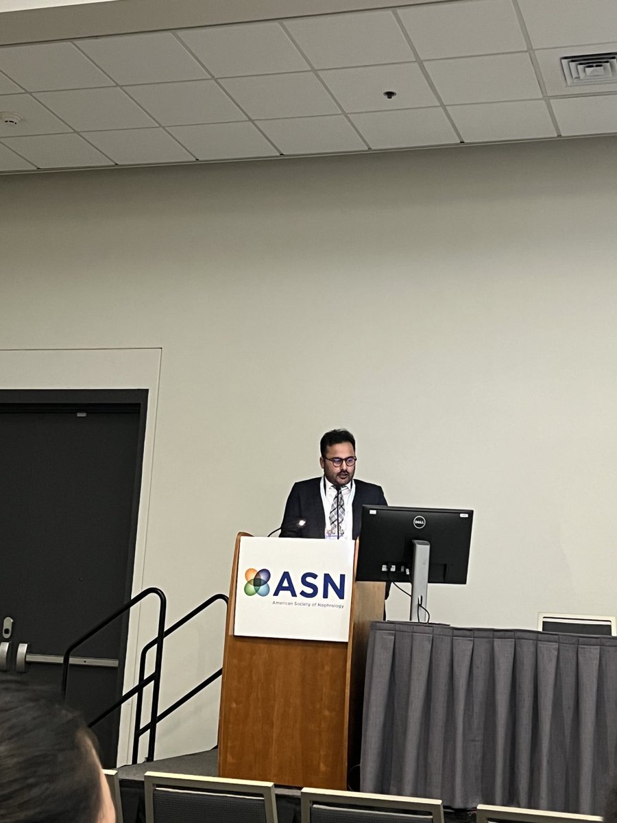 MisraMD's tweet image. Congratulations to Dr singh on his excellent podium presentation at ASN. #Kidney Week 2024 ⁦@ASNKidney⁩ ⁦@SIRspecialists⁩ ⁦@PrabMD⁩