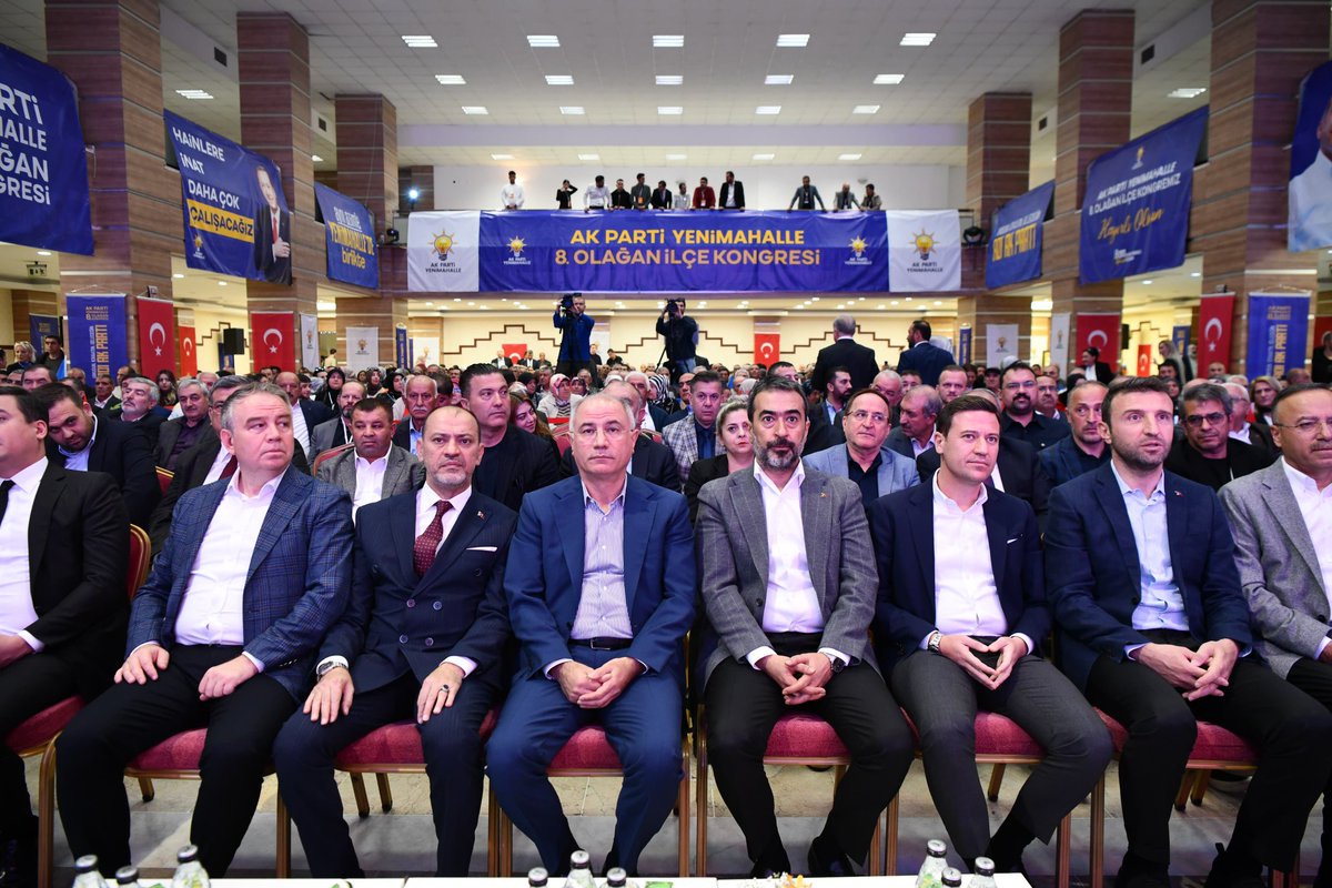 AkpartiAnkara's tweet photo. Genel Başkan Vekilimiz Sayın @efkanala, İl Başkanımız @hakanhanozcan, Milletvekillerimiz ve teşkilat mensuplarımızın katılımıyla Yenimahalle İlçe Başkanlığımızın 8. Olağan İlçe Kongresini gerçekleştirdik. 

İlçe Başkanımız @ekremyuce06 ve yeni yönetim kurulu üyelerimize başarılar dileriz.

Umudun, icraatın ve geleceğin adı AK PARTİ!