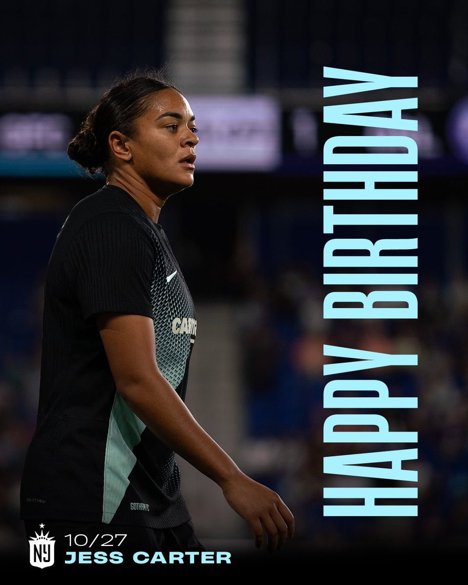 GothamFC's tweet image. Our #27 on the 27th 🥹

Happy Golden Birthday, @_JessCarter! ✨