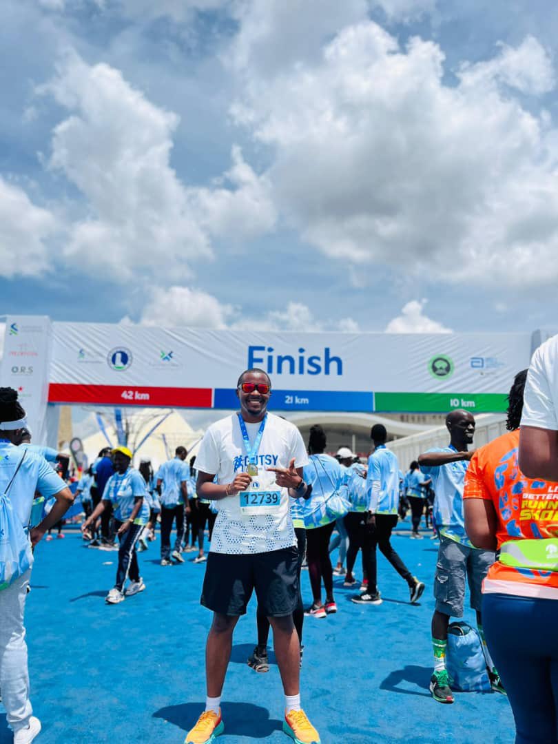 <a href="/spotted/">Pete Fischer 👾 👣</a> !!

The king power bulls have successfully been represented at the #stanchartnairobimarathon

<a href="/Fitscherwil/">Muganga william</a> #kato and <a href="/barigyeallan88/">Prince Elbarigye Allan</a> completed 21km and 42 km races