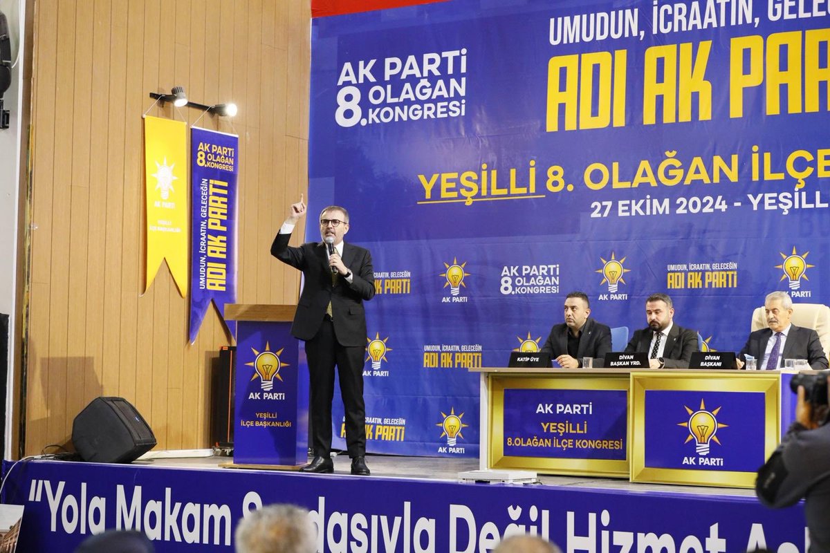 CengizDMRKY47's tweet image. Biz,birlikte güçlüyüz.

#AKParti MKYK Üyemiz, kıymetli ağabeyim Sn.@mahirunal bakanımızın ve kıymetli büyüklerimizin/kardeşlerimizin katılımlarıyla gerçekleştirdiğimiz @Akparti #Yeşilli İlçe Kongremizin hayırlara, selamete vesile olmasını diliyorum. #Mardin @RTErdogan

📍Yeşilli