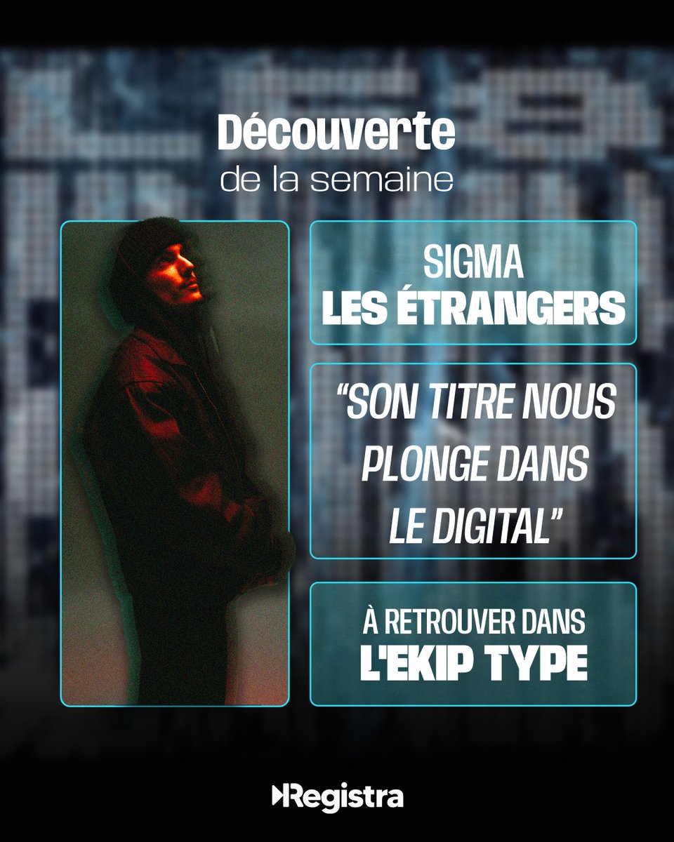 Dernière découverte de la semaine avec le prometteur <a href="/samysigma/">Sigma</a> et morceau "Les étrangers" 💥

Son titre nous plonge dans le digital, il l'accompagne cette sortie d'un extrait vidéo 🎥