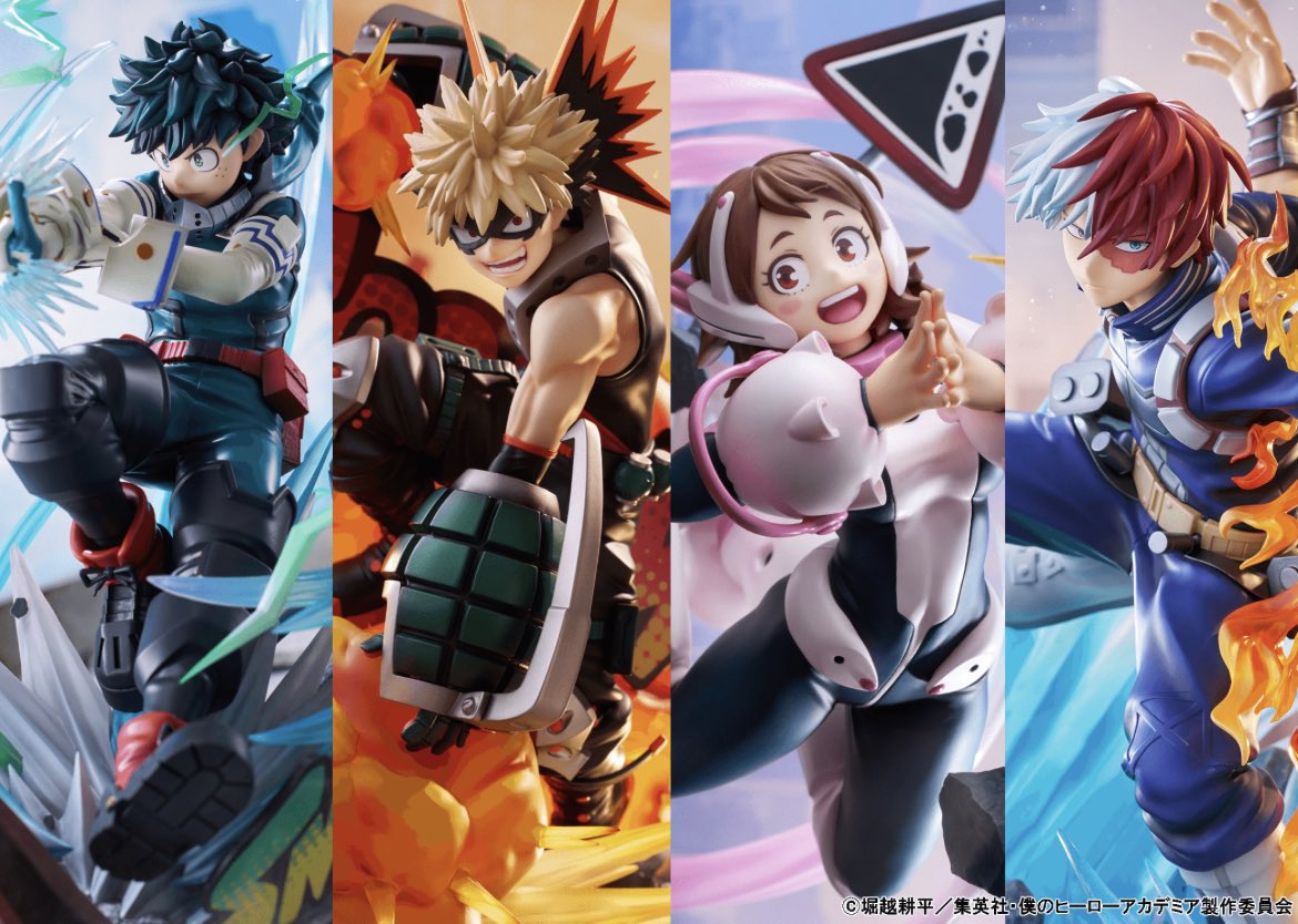 僕のヒーローアカデミア PROOF 1/7 スケールフィギュア 2024年に4種が