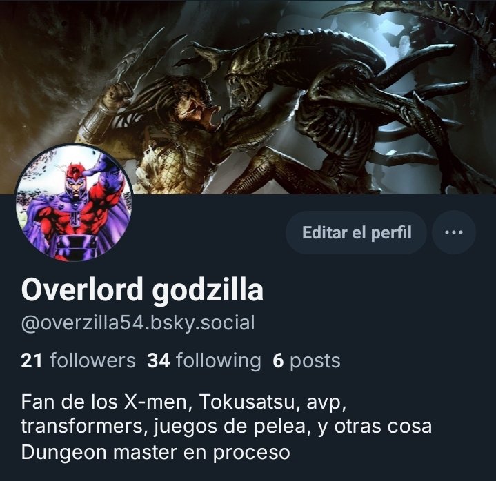 GodzillaSlayer6's tweet image. Por cierto, tengo cuenta en el cielo azul, siganme ahí