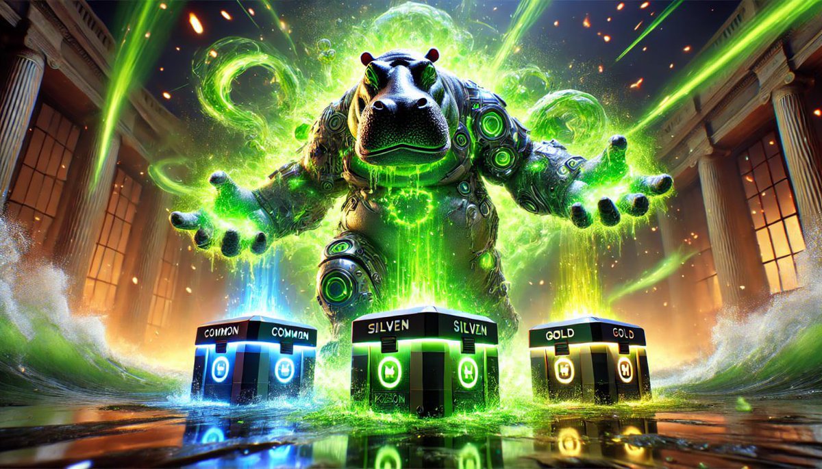 MooDengAI's tweet photo. 🔥🔥 "The moment we've all been waiting for is almost here! Get ready to unlock exclusive NFTs from our mystery boxes!" 🔥🔥

Unleash the power of the cyberpunk hippo gods! 🎉 With three box options—Common, Silver, and Gold—you have a chance to discover legendary characters and extraordinary powers in a one-of-a-kind NFT world ⛏✨

Are you ready to own one of these unique characters? With just a click, the excitement and adventure will begin! 🚀

#MooDengAIarmy #MooDengAI 
$MOOAI #BSCGems #Moodeng
