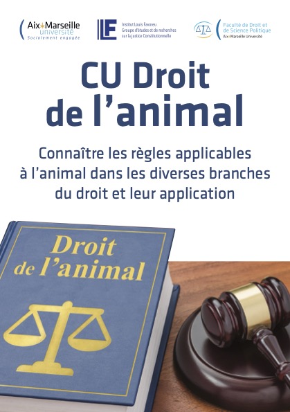 CU Droit de l'animal : il reste des places !

Pour candidater : m'envoyer par mail CV, lettre de motivation et dernier diplôme obtenu.

Les cours se déroulent au premier semestre 2025, exclusivement en distanciel.