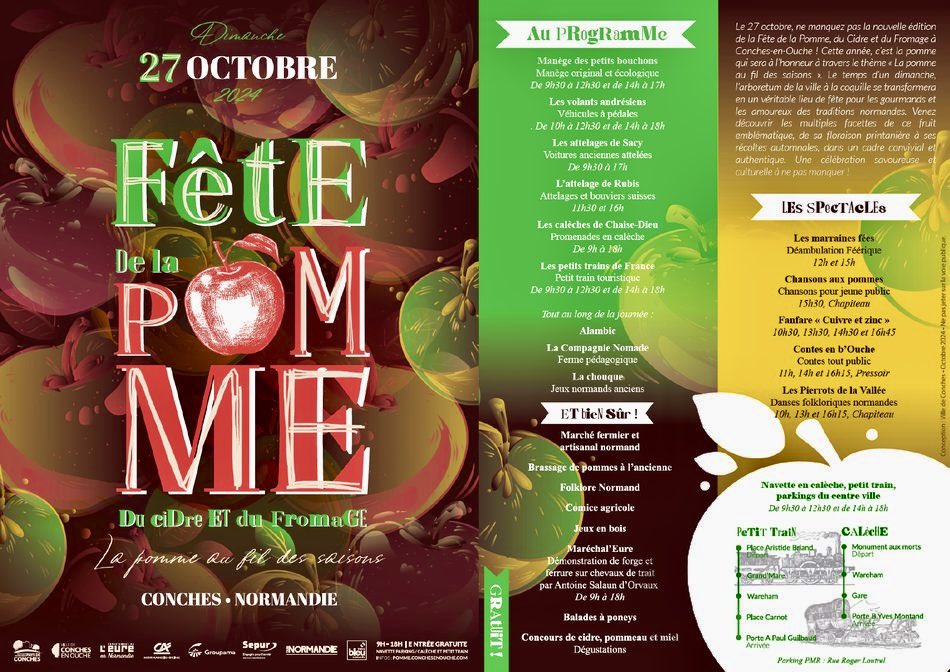 Prefet27's tweet photo. Le maire et le sous-préfet d’Evreux ont ouvert la 16ème fête de la pomme à @VilledeConches 🍏🍎.

Avec➕de 100 exposants &amp; producteurs locaux, participer à la fête de la pomme, c’est croquer la #Normandie à pleine dent ! 

Un grand merci 🙏 aux organisateurs de cette belle fête ! https://t.co/vq1uFMfH0q