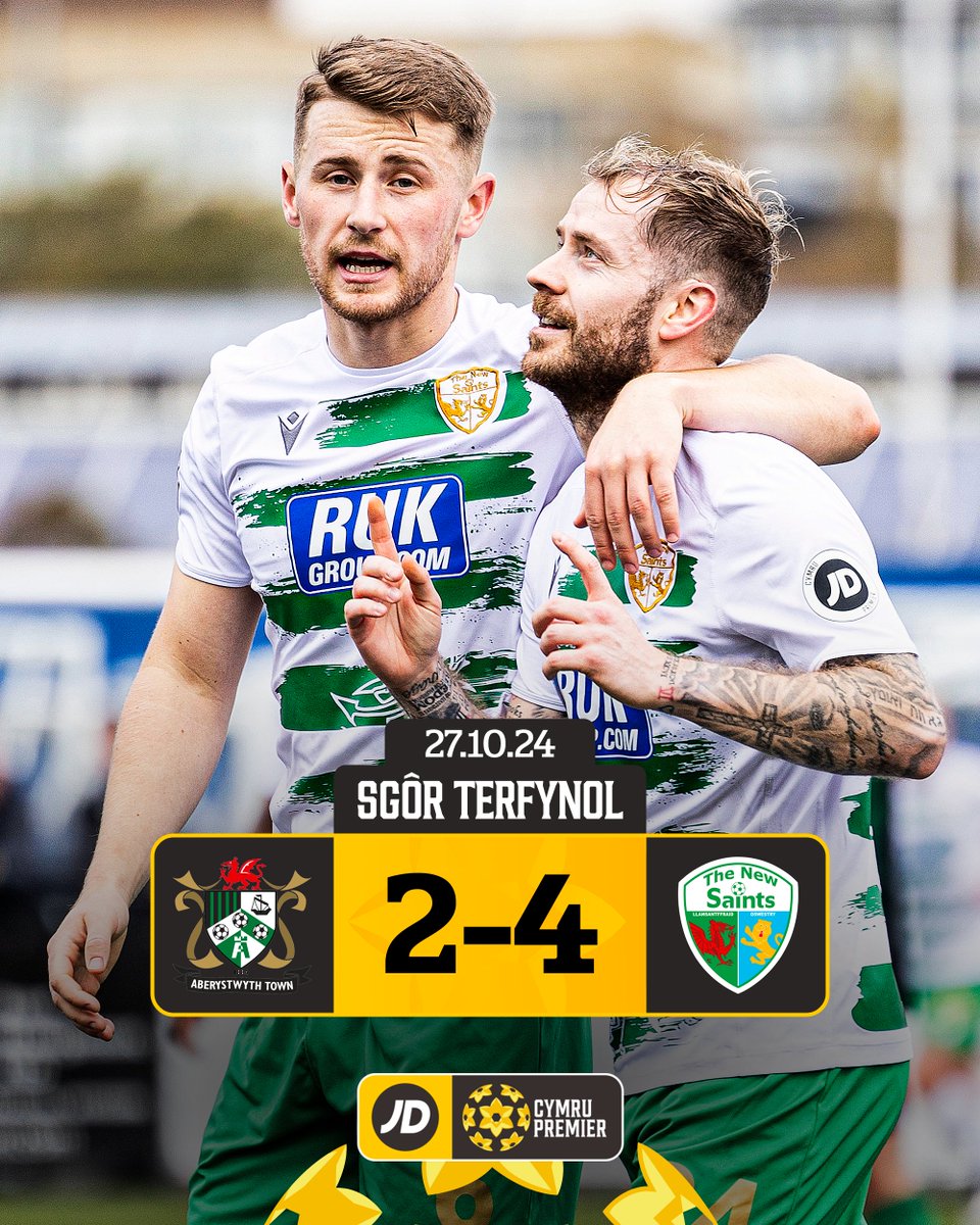 CymruLeagues's tweet photo. Declan McManus' late goal adds to the scoreline for @tnsfc to secure all three points 💪

#JDCymruPremier https://t.co/BZ3YRNM5Nk