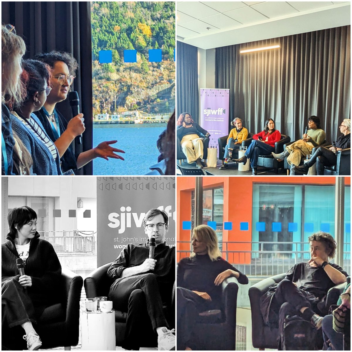 sookyinlee's tweet photo. Whoa, @SJIWFF  an exceptional film fest,  St. John’s NFLD a hub of culture &amp; community. Last video is a zombie intervention + us kicking up our heels, cause joy is an aim! Thanks @jenntvbrown 4 screening @payingforitfilm &amp; bringing us together with generosity and care.  💗🎬🌈🤸🏽‍♀️ https://t.co/wAhGitHCqJ