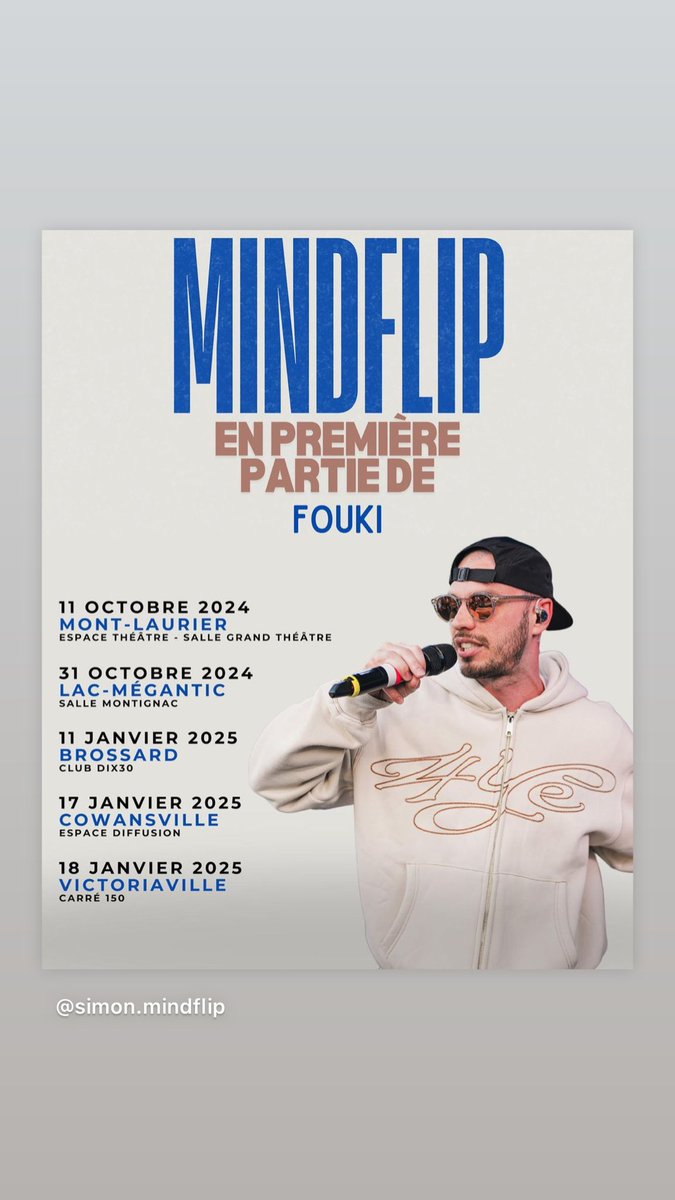 Catch Mindflip en première partie de <a href="/FouKiZay/">FouKi 🌿</a>