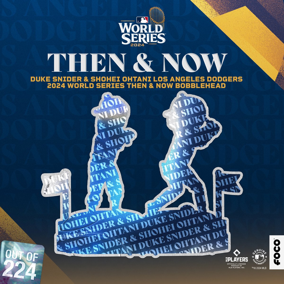 focobobbles's tweet image. #DukeSnider &amp;amp; #ShoheiOhtani #LosAngelesDodgers World Series Then and Now Bobblehead! ⚾↔️