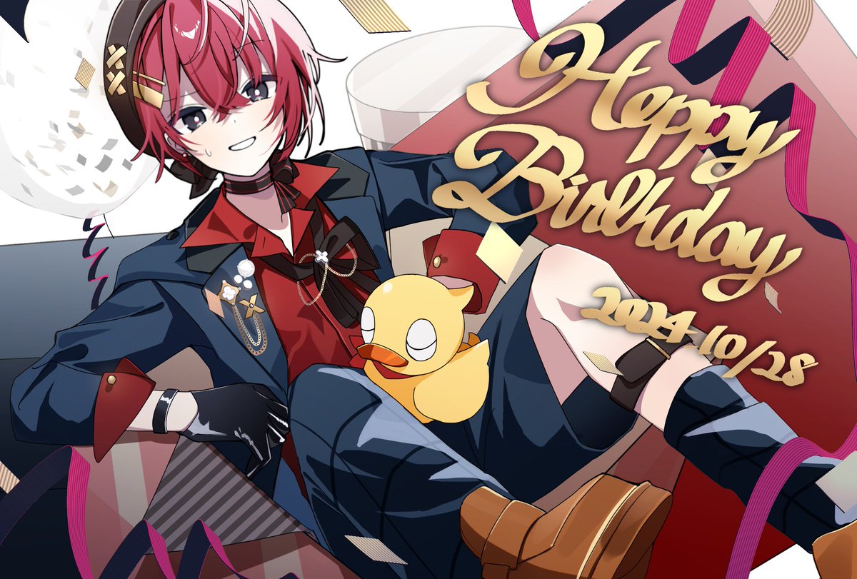 aima_o0's tweet photo. ʜᴀᴘᴘʏʙɪʀᴛʜᴅᴀʏ🎉
#不破十紀人誕生祭2024
#クロケスタ_FA https://t.co/7FPvzozsR9