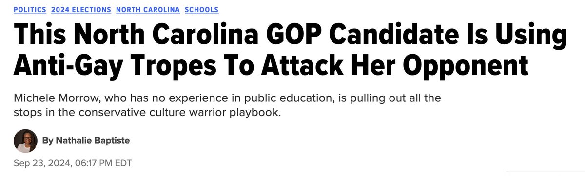 MoGreenforNC's tweet photo. Our schools must be inclusive &amp; welcoming to all students. Public education serves everyone. 

My opponent’s comments are hateful. It’s the opposite of inclusivity; it’s bullying. 

There’s no place for a bully in the NC Department of Public Instruction. 

https://t.co/OLEOh5OWN2 https://t.co/D6tFZ4L8as