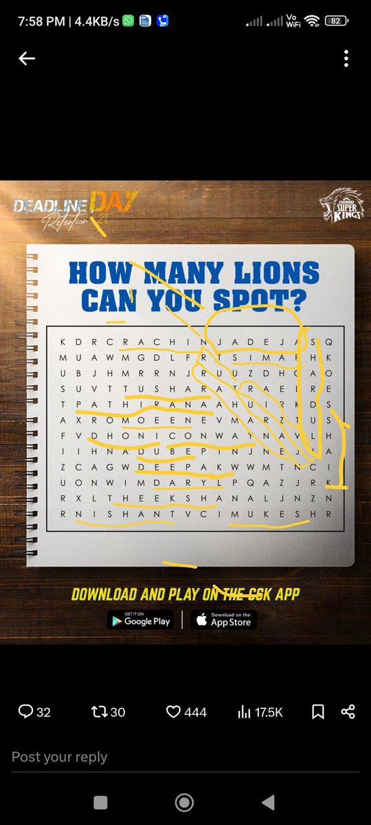 jayanamjain1's tweet photo. @ChennaiIPL 
#WhistlePodu #csk https://t.co/abl8NkCTeV