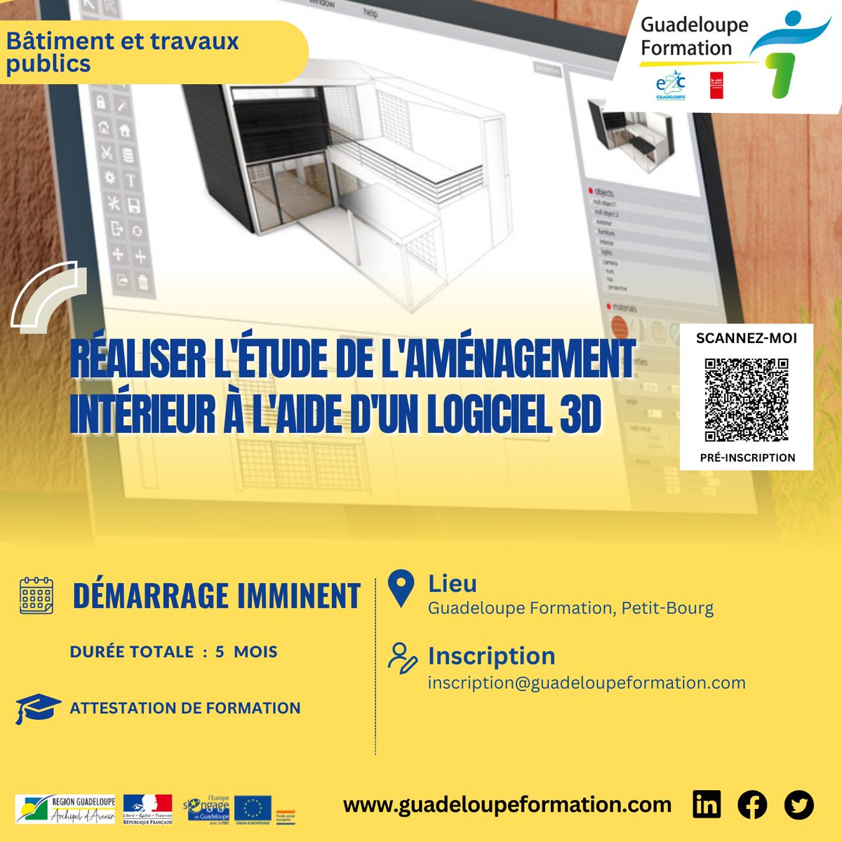 Gpe_Formation's tweet photo. Nous vous proposons 3 formations dans le domaine du #BTP👷‍♂️ :
Retrouvez toutes les formations BTP sur notre site Internet👉https://t.co/UC9RpsDnzh https://t.co/RSNaWKcGNC
