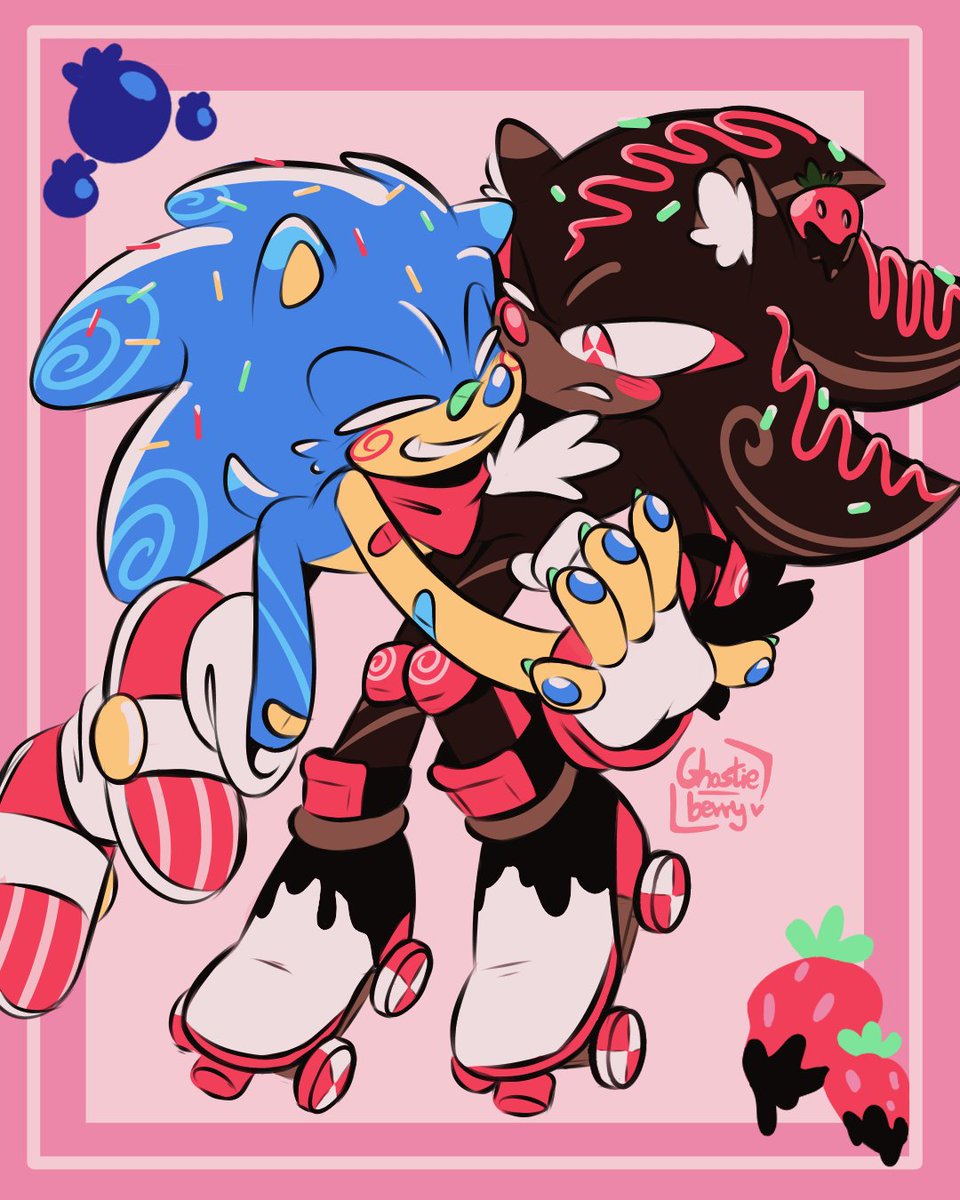 ghostie_berry's tweet image. 🧁🍭 #sonadow 🍬🍰