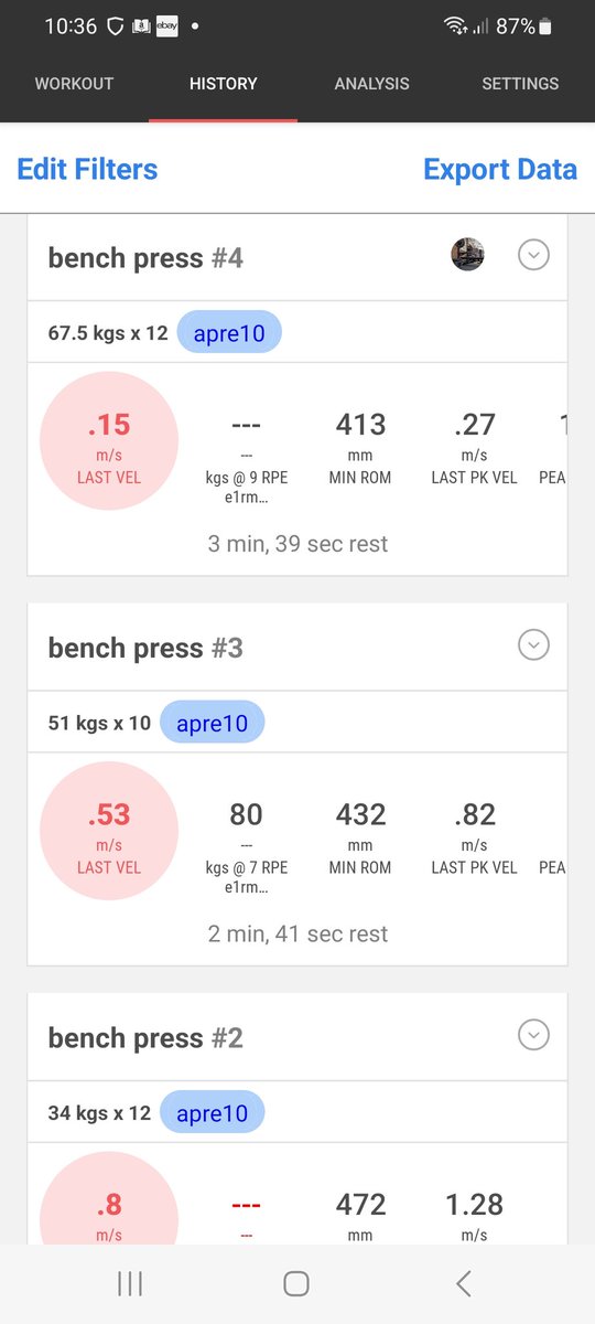 richardODUK's tweet photo. Gained 2.5 KG on my bench in less than 1 month thanks to @jbryanmann APRE 10 and the dynamic effort method (3 times a week benching). Previously I was stuck for 12 weeks and it sucked. @RepOneStrength tracker has helped a tonne too! https://t.co/gf5QVgXZde