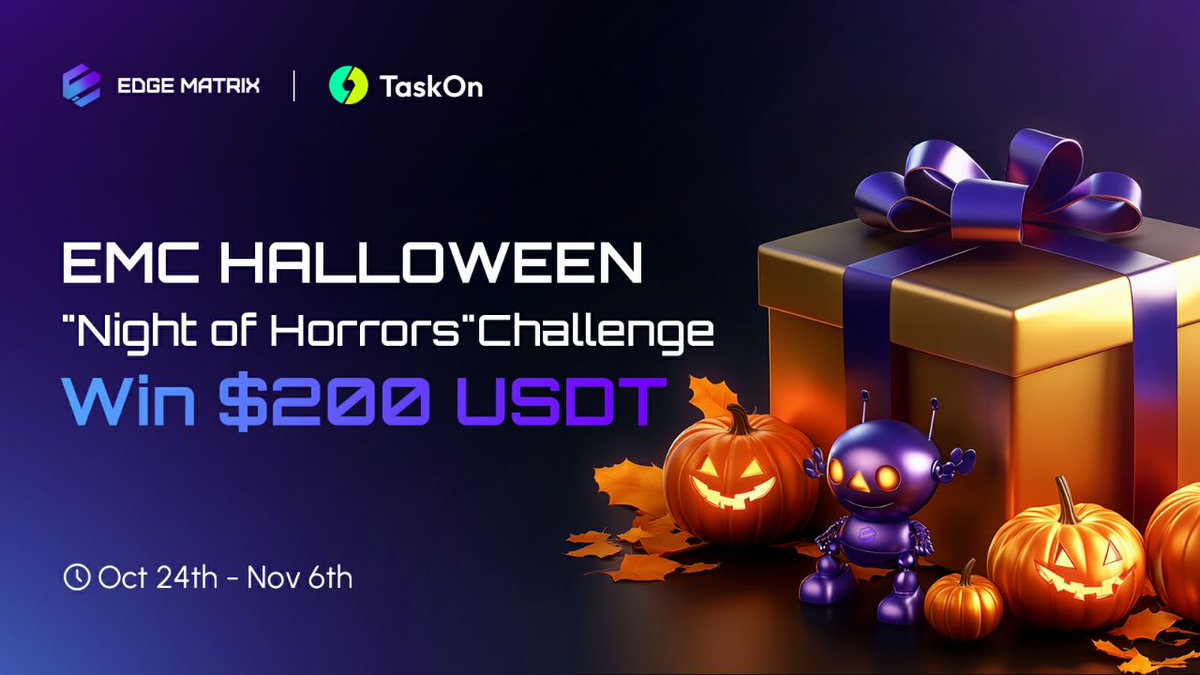 DynamicAirdrops's tweet image. 🚨 Airdrop: Edge Matrix 
🔥 Total Pool: 200 $USDT
🚧 Rating: ⭐️⭐️⭐️⭐️⭐️ 
📛 Winners : 20 Lucky Participants
📅 End Date: 6 November 2024

🤖 Campaign Link: edgematrix.cc/taskonhalloween

#Airdrop #EdgeMatrix #DynamicAirdrops #Airdrops