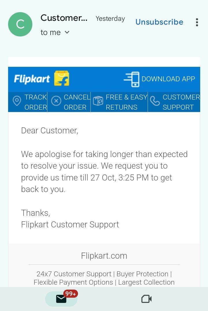 BalliaKaSher's tweet image. @FlipkartSupport Update: Your promised resolution timeline (27 Oct, 3:25 PM) has passed, but my Safari luggage return issue remains unresolved.
Please expedite the resolution.
I'm still without my luggage or refund.

 #FlipkartSupport #ResolveMyIssue