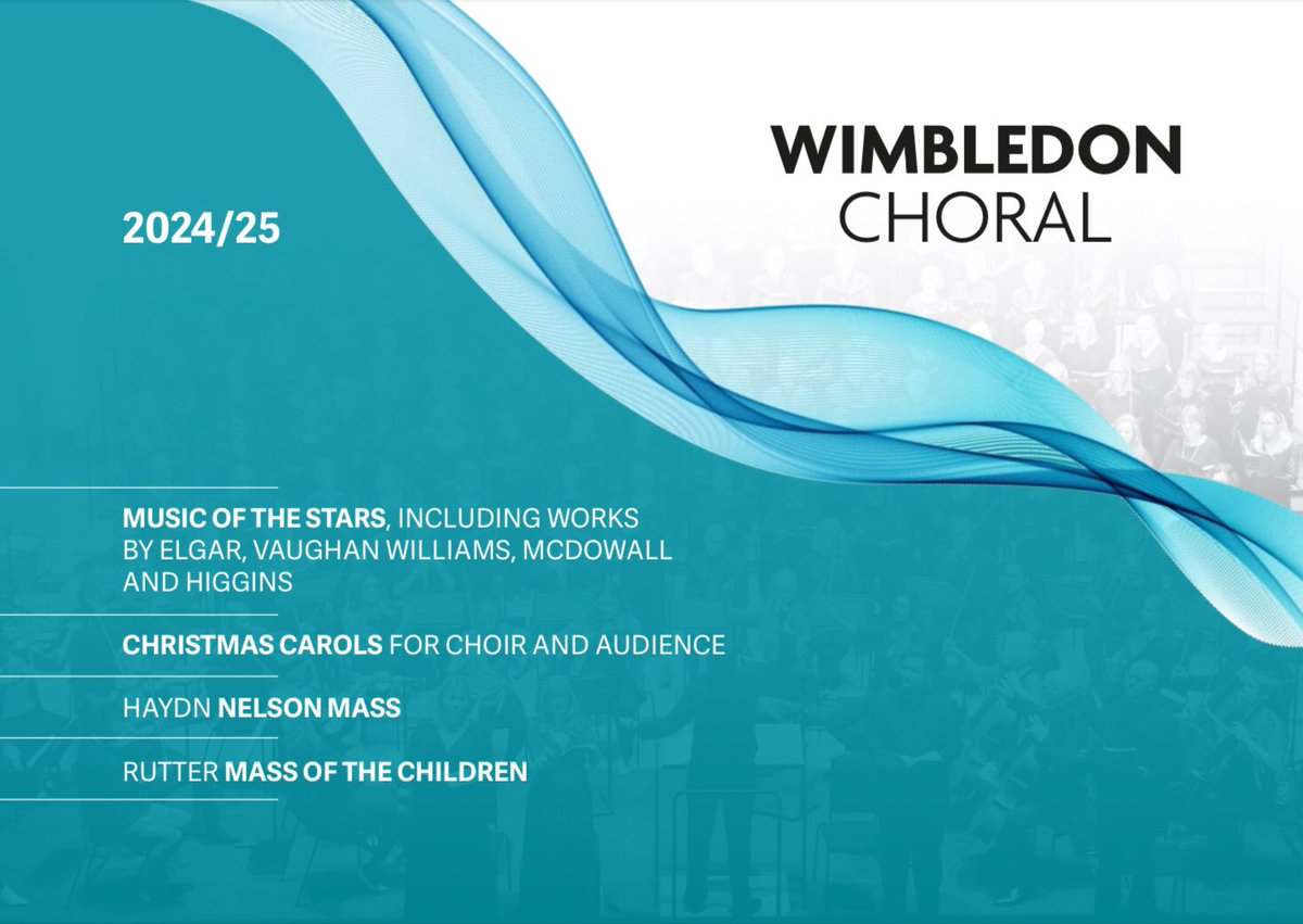 Wimbledon Choral 🎶 (@wimbledonchoral) on Twitter photo Have you seen our 2024-25 season programme? Download a copy so you don’t miss any of our exciting #concerts and other events between now and next summer, under the baton of our new music director <a href="/dmahoneymusic/">Daniel Mahoney</a>! #Wimbledon #Merton #choral #classicalmusic
wimbledon-choral.org.uk/cms/upload_are… Have you seen our 2024-25 season programme? Download a copy so you don’t miss any of our exciting #concerts and other events between now and next summer, under the baton of our new music director <a href="/dmahoneymusic/">Daniel Mahoney</a>! #Wimbledon #Merton #choral #classicalmusic
wimbledon-choral.org.uk/cms/upload_are…