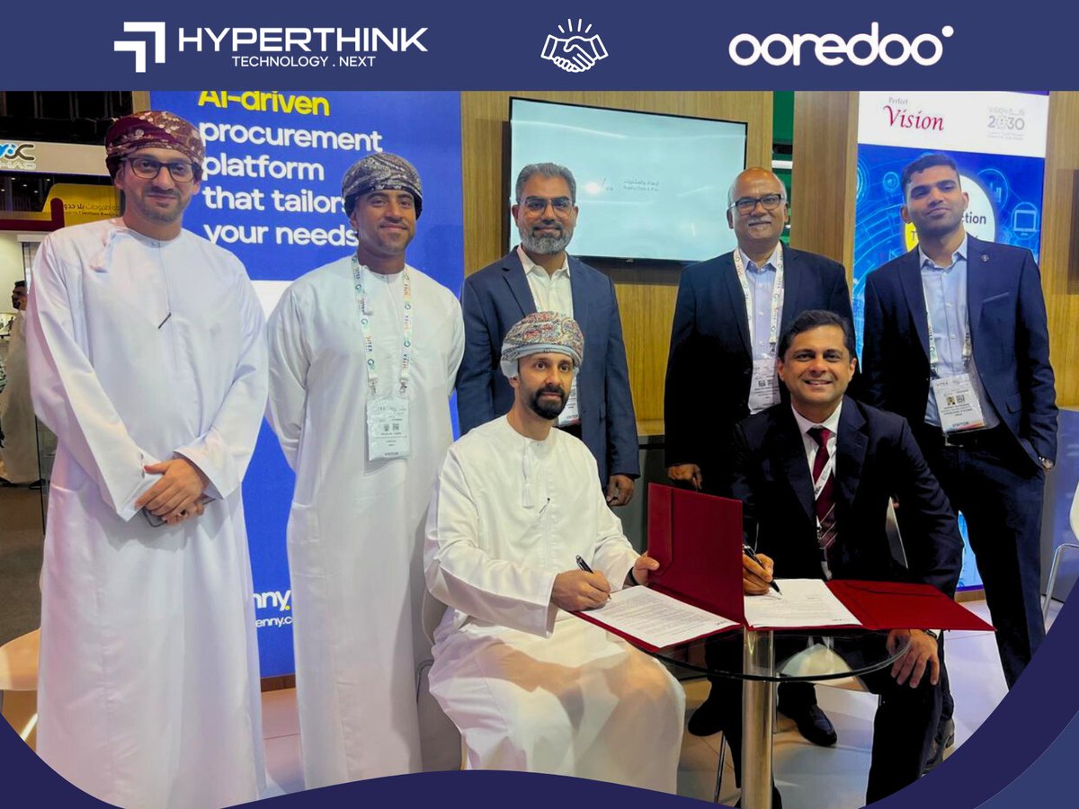 hyperthinksys's tweet photo. 📢 Excited to announce that we’ve signed an MoU with @OoredooOman at the GITEX event to deliver advanced IOT solutions in Oman.
Looking forward to driving innovation together—more updates coming soon! 🚀
#IoT #Oman #HyperThinkSystems #Ooredoo #DigitalTransformation https://t.co/BNnMGExge3