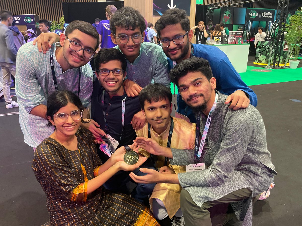 Team CalciCapture (<a href="/iitbombay/">IIT Bombay</a>) wins a Gold Medal and a nomination for the Best Climate Crisis Project!  

Interesting trivia: None of the team members majored in Biosciences/Biotech.