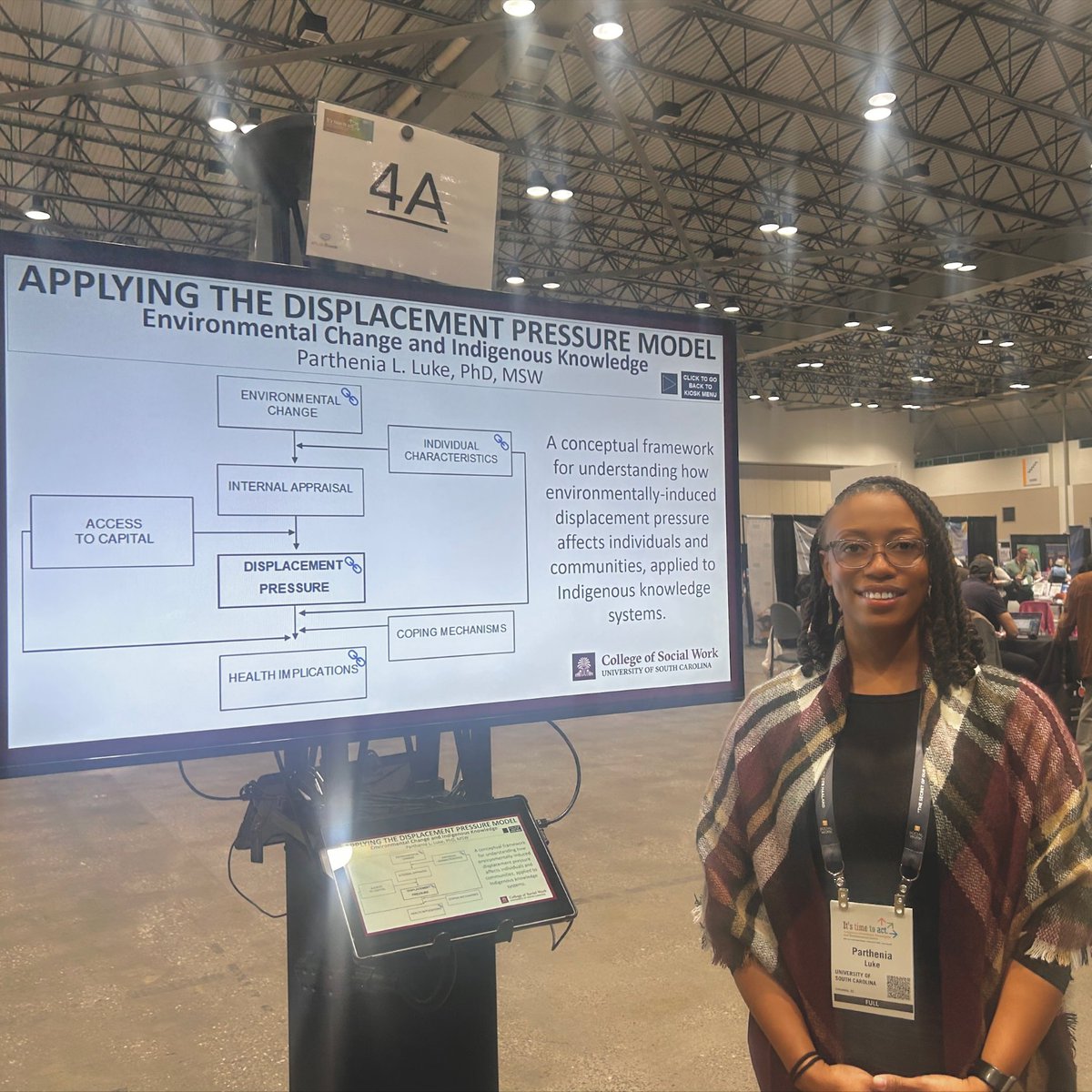 uofsccosw's tweet image. Congrats to Parthenia Luke for presenting at #CSWE2024! Her research continues to shape the future of #socialwork education and advance the profession. ⭐️@UofSCProvost #changemaker