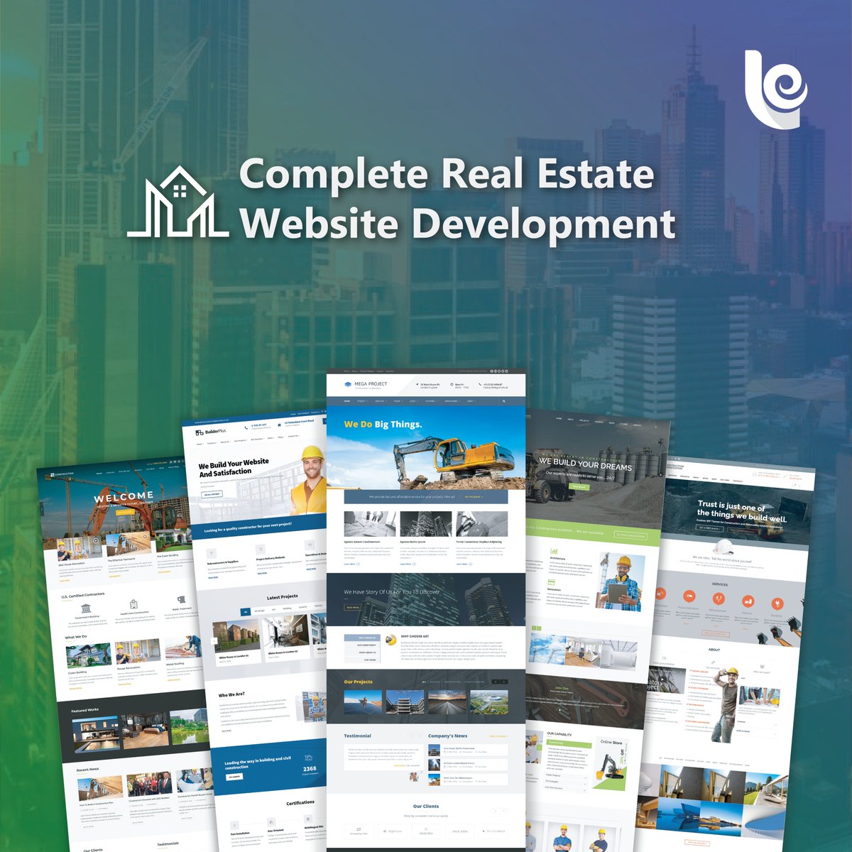 levvntech's tweet photo. Build a perfect Website to suit your Real Estate Business

Contact Us:
✉️ hello@levvn.com
🌐 https://t.co/XtYxSStrC6

#RealEstateWebsite #ConstructionWebsiteDesign #PropertyWebsite #WebsitesRealEstate #ConstructionWebsites #RealStateWebsiteDesign #Levvn https://t.co/WUsdaN0a5q