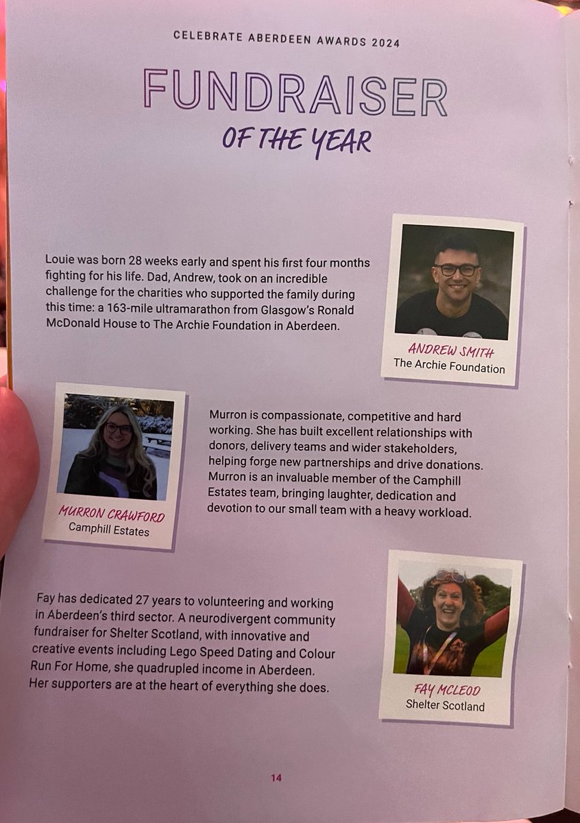 What an amazing evening last night from <a href="/celebrateabdn/">Celebrate Aberdeen</a> with so many brilliant people and organisations in the room. I might be biased, but I was super proud that our Fay McLeod won Fundraiser of the Year <a href="/shelterscotland/">Shelter Scotland</a> - she deserves it.