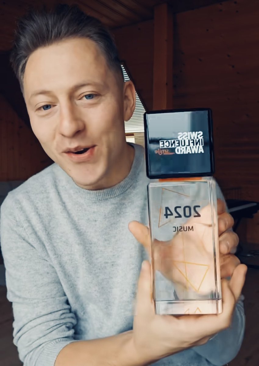 Congratulations!  To us for winning the
Smile Swiss Influence Award 2024 in the MUSIC category.
I want to use this moment to thank all my fans, family, and friends, and most respectfully my team for our commitment and dedication we did it… Thank you very much...
And for my #fan,